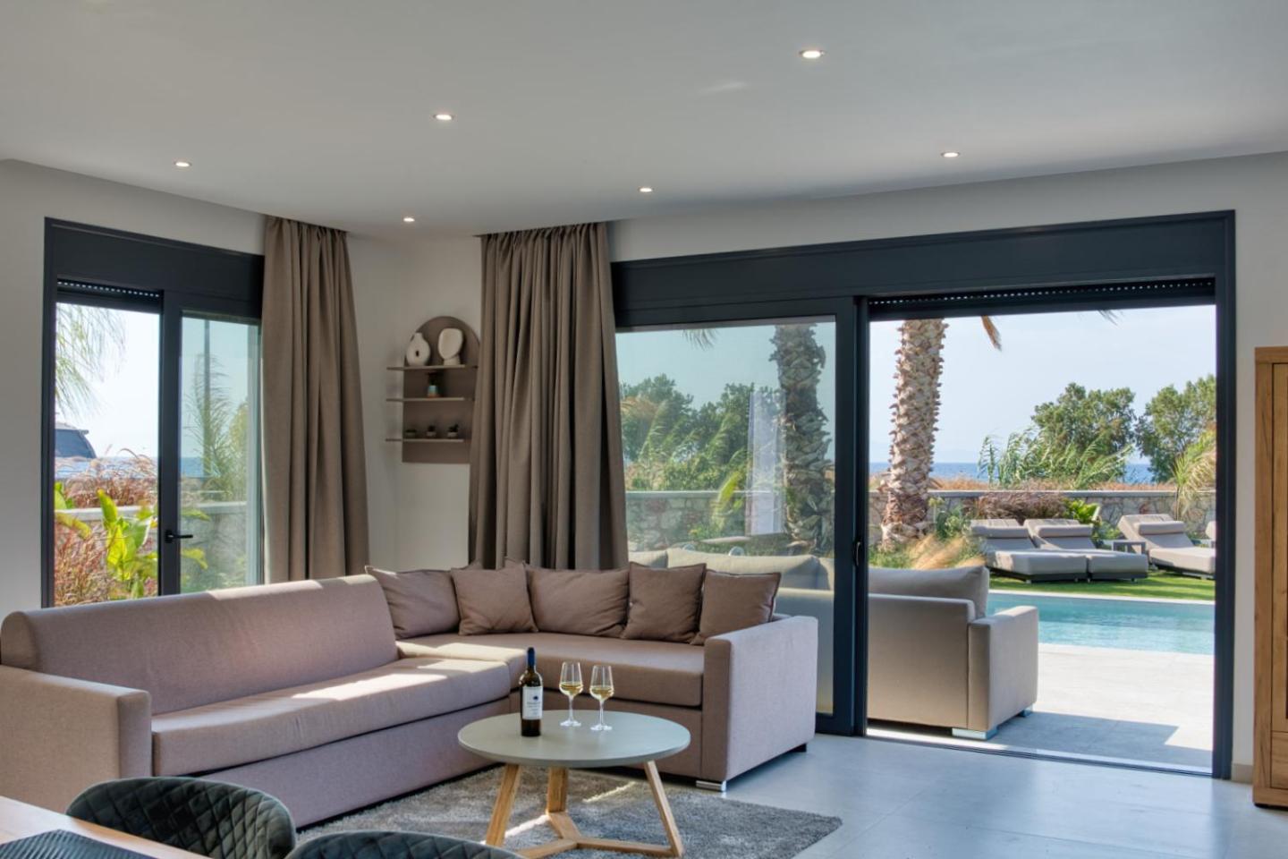 Penelope Beachfront Villa Kremastí المظهر الخارجي الصورة
